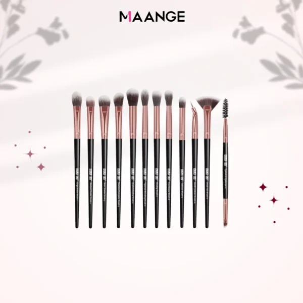 Maange 12 pcs Eye Makeup Brush Set