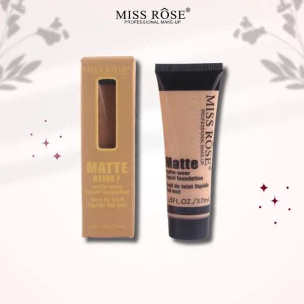 Miss Rose Matte Liquid foundation Beige 7