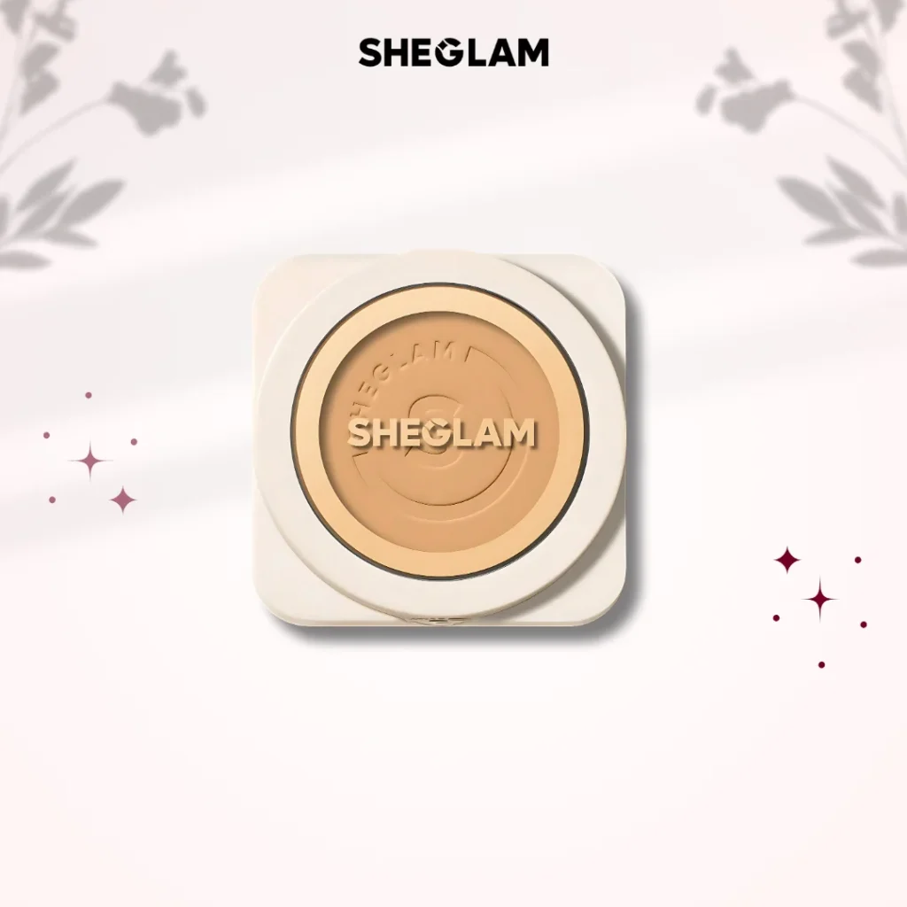 SHE GLAM HIGH COVERAGE POWDER SAND